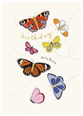 Butterflies Birthday Card