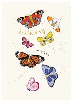 Butterflies Birthday Card