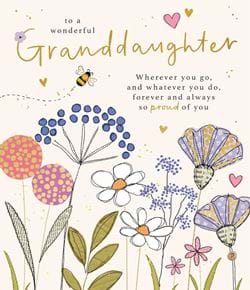So Proud Of You Granddaughter Birthday Card
