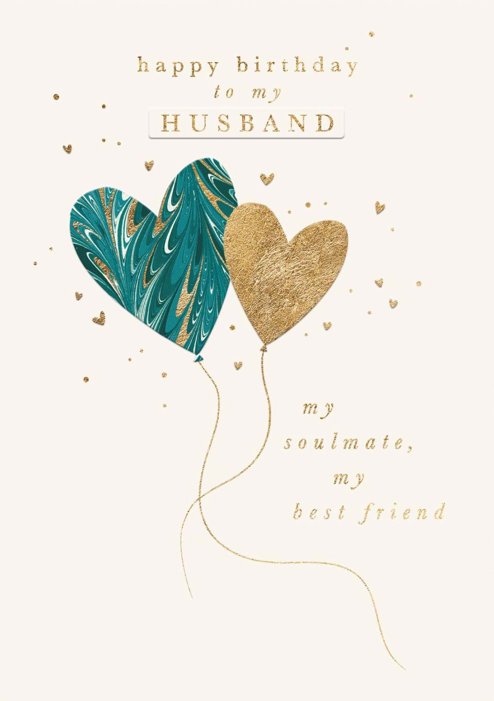 Soulmate Husband Birthday Card