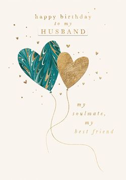 Soulmate Husband Birthday Card