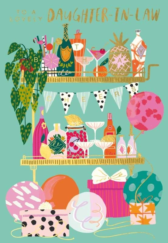 Drinks Daughter-in-law Birthday Card