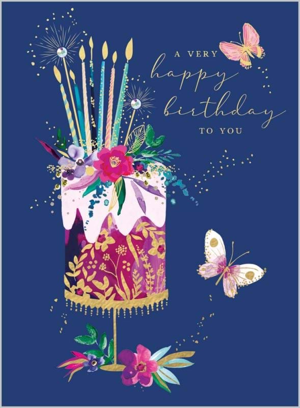Fancy Cake Birthday Card