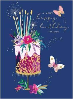 Fancy Cake Birthday Card
