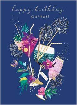 Cheers Birthday Card