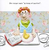 A Knob Of Butter Birthday Card