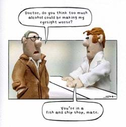 Bad Eyesight Birthday Card