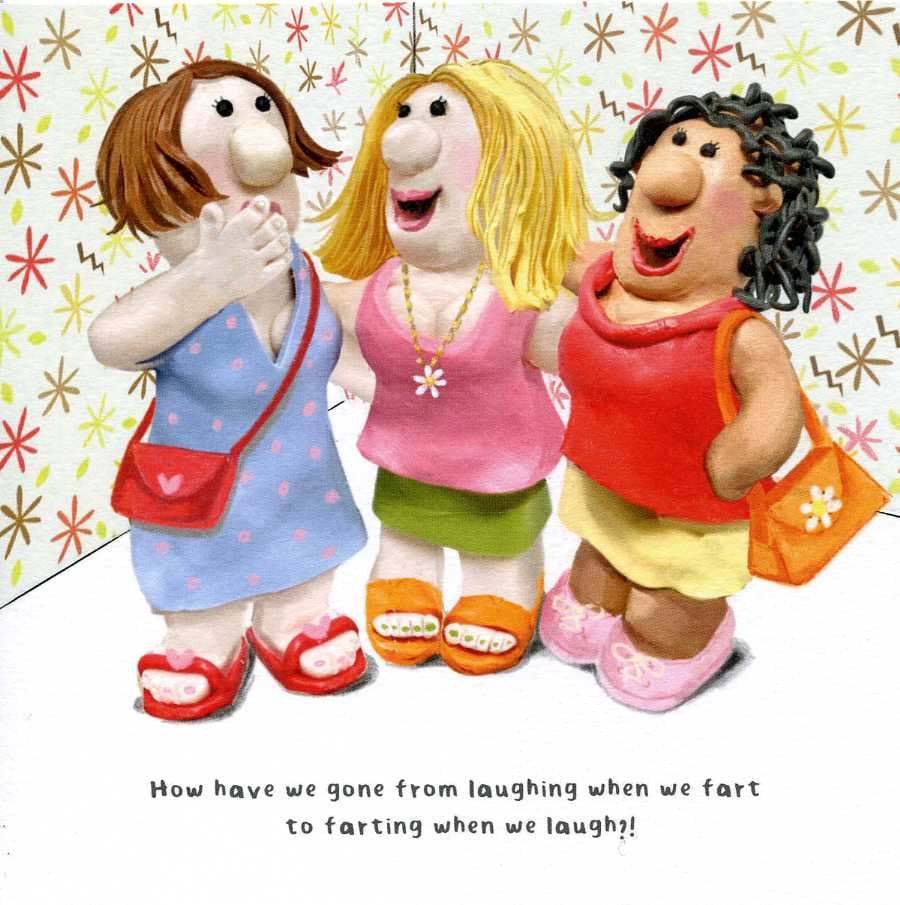 Farting When We Laugh Birthday Card