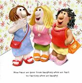 Farting When We Laugh Birthday Card