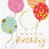 Balloons Birthday Card
