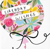 Floral Balloon Birthday Card
