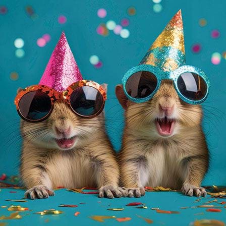 Gettin' Piggy With It Birthday Card