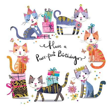 Purr-fect Birthday Card