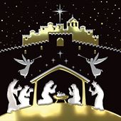 A King is Born - Personalised Christmas Card
