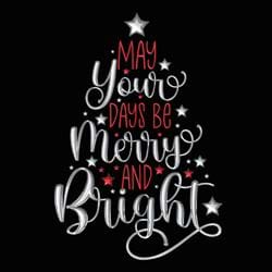 Merry & Bright - Personalised Christmas Card