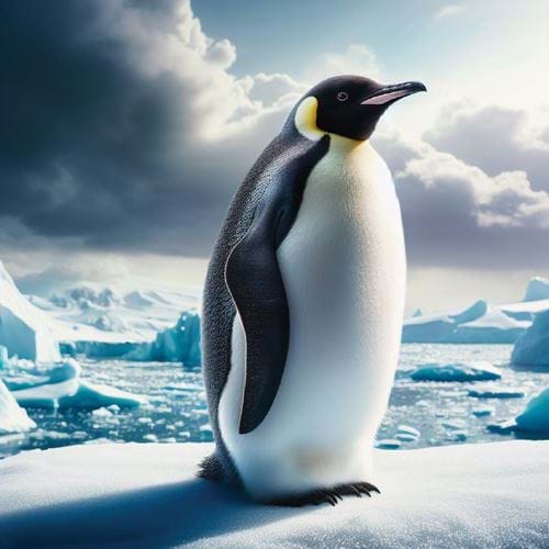 The Penguin - Personalised Christmas Card