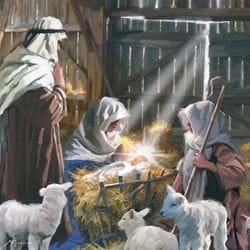 Shepherd Boy - Personalised Christmas Card