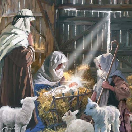 Shepherd Boy - Personalised Christmas Card
