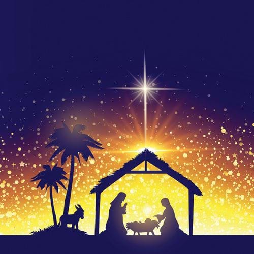 Bethlehem - Personalised Christmas Card