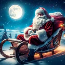 Christmas Night - Personalised Christmas Card