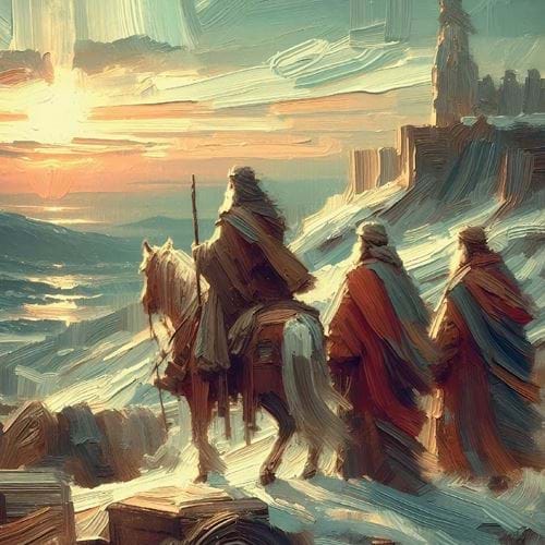 Journey - Personalised Christmas Card