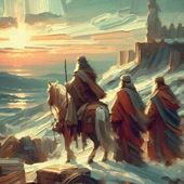Journey - Personalised Christmas Card