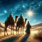 Wise Men - Personalised Christmas Card