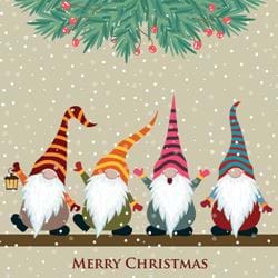 Christmas Celebration - Personalised Christmas Card