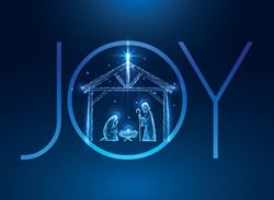 Joy to the World - Personalised Christmas Card