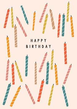 Candles Birthday Card