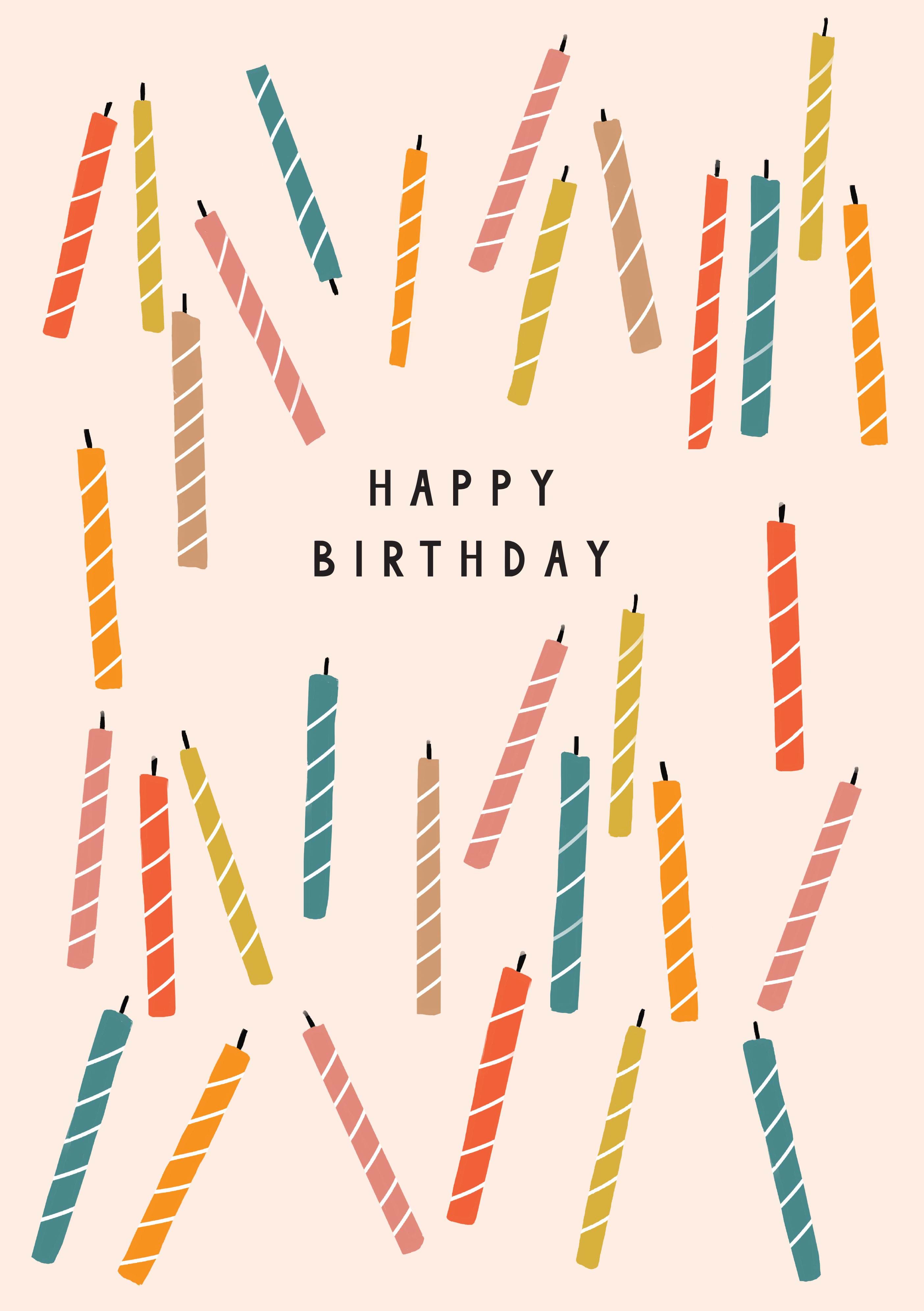 Candles Birthday Card