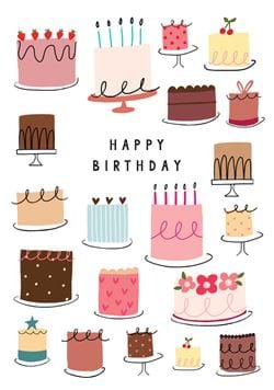 Cake Birthday Card