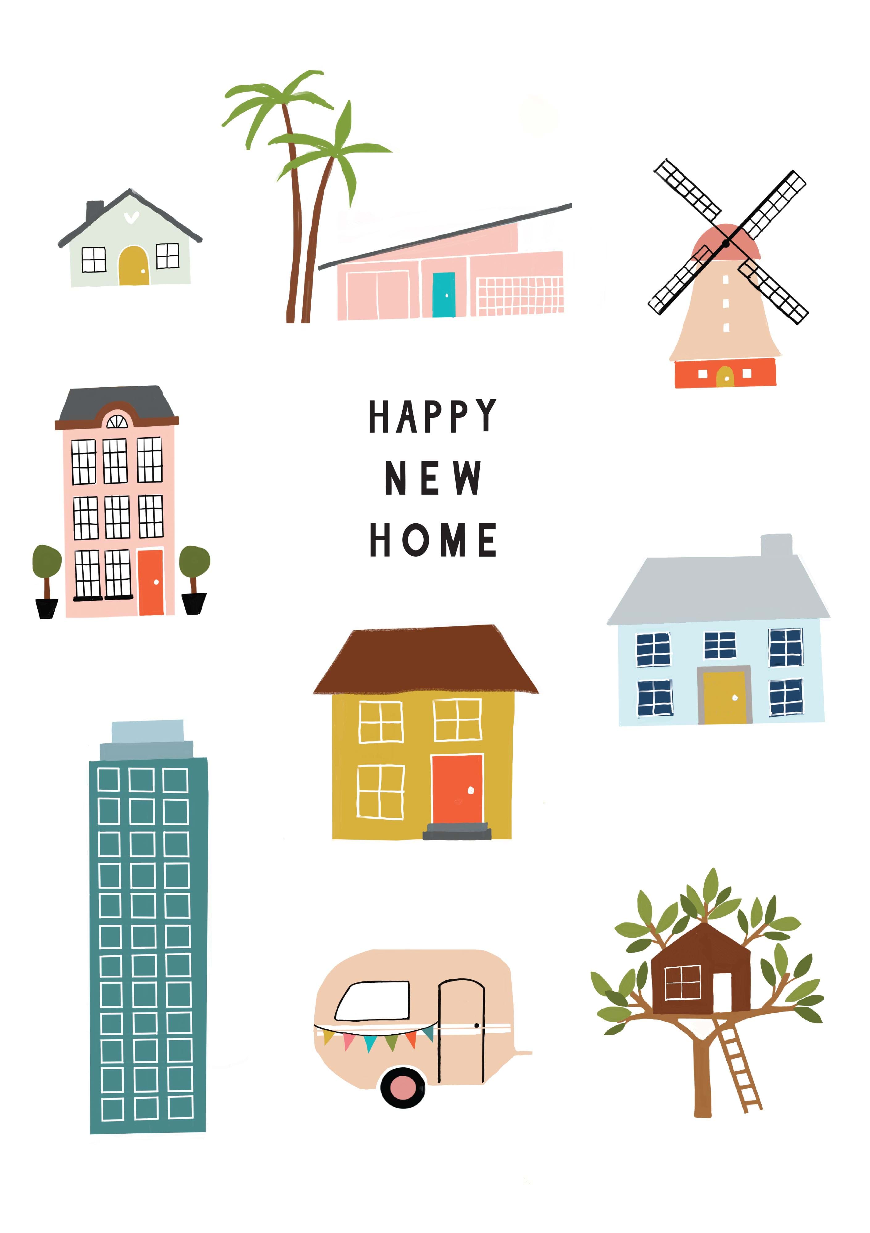 Happy New Home Card