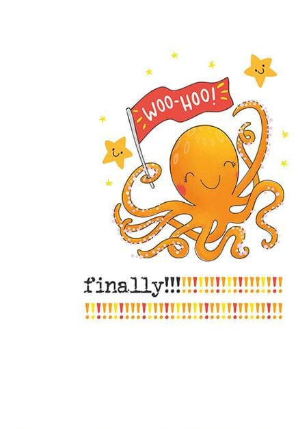 Finally! Congratulations Card