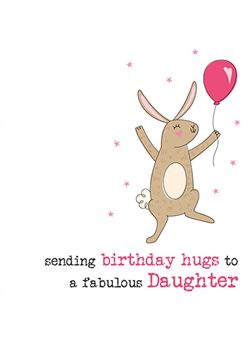 Fabulous Daughter Birthday Card