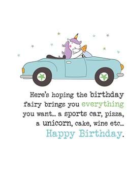 Everything You Want Birthday Card