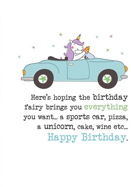 Everything You Want Birthday Card