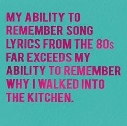Song Lyrics Birthday Card
