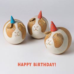 Guinea Pig Party Birthday Card