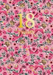 Cath Kidston 18 Today Birthday Card