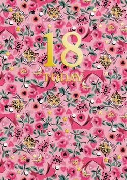 Cath Kidston 18 Today Birthday Card