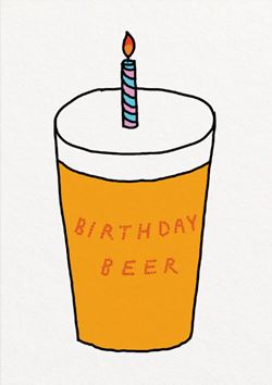 Birthday Beer Greeting Card
