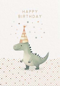 Dinosaur Birthday Card