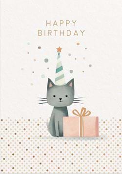Cat Birthday Card