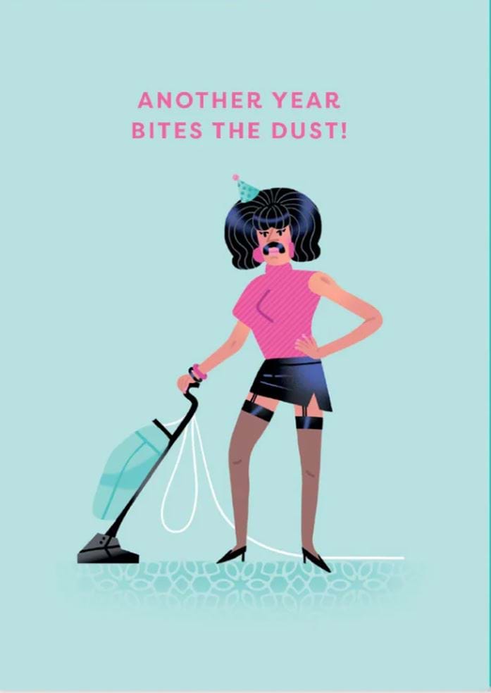 Another Year Bites The Dust Birthday Card
