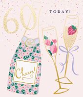 Cheers 60th Birthday Card