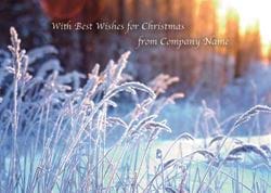 A Cold and Frosty Morning - Front Personalised Christmas Card