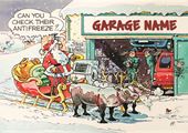 Anti-Freeze - Front Personalised Christmas Card