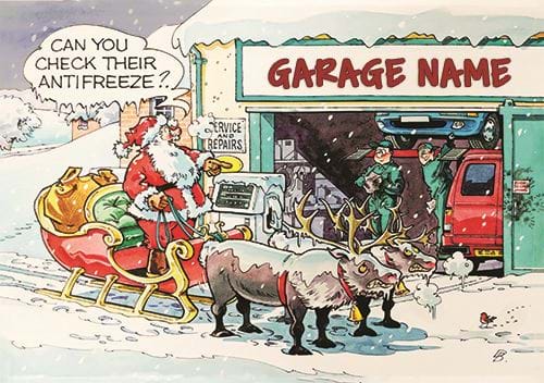 Anti-Freeze - Front Personalised Christmas Card