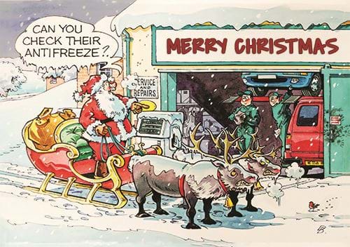 Anti-Freeze - Personalised Christmas Card